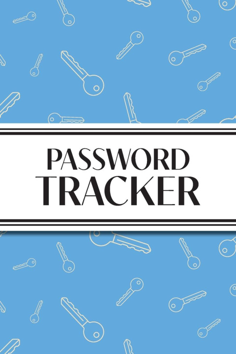 Knjiga Password Tracker (Blue Keys) 