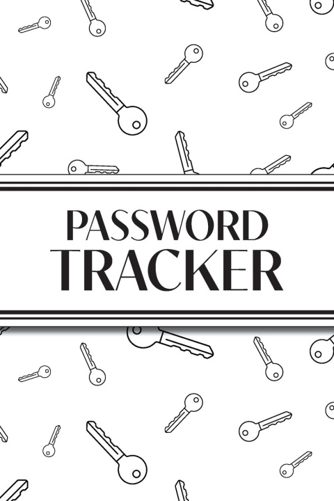 Knjiga Password Tracker (White Keys) 