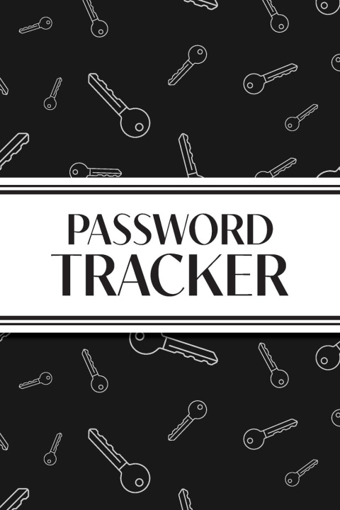 Knjiga Password Tracker (Black Keys) 