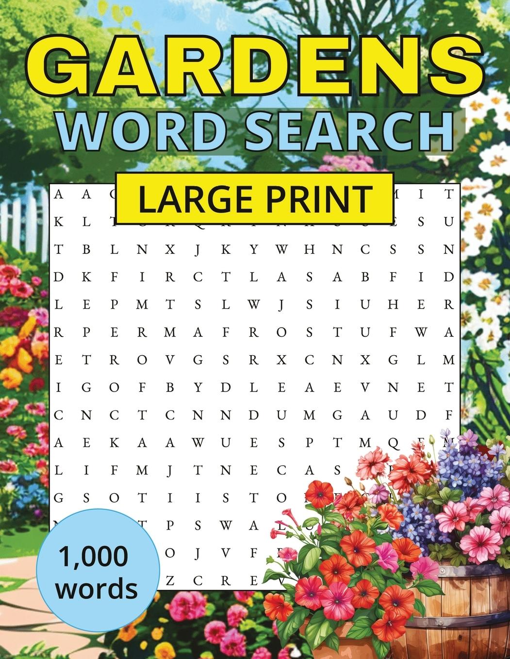 Libro Gardens Word Search Hearthside Press