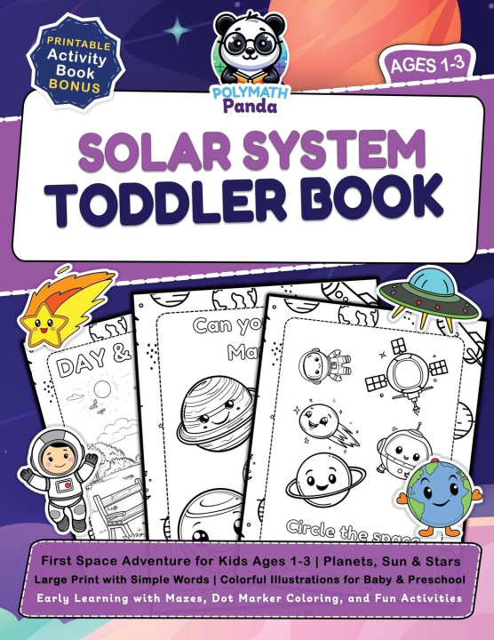 Kniha Solar System Toddler Book Polymath Panda