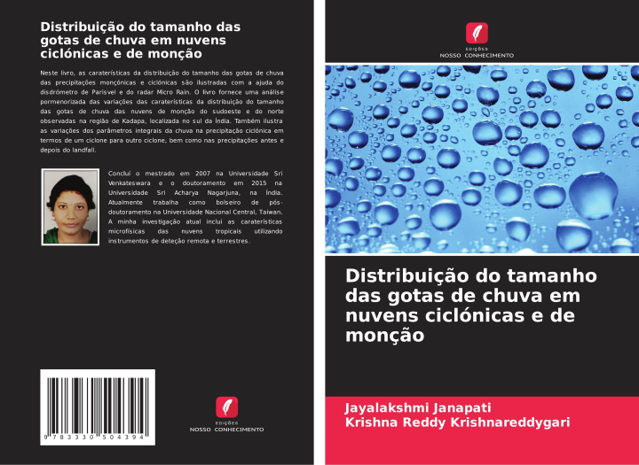 Libro Distribuiç?o do tamanho das gotas de chuva em nuvens ciclónicas e de monç?o Krishna Reddy Krishnareddygari