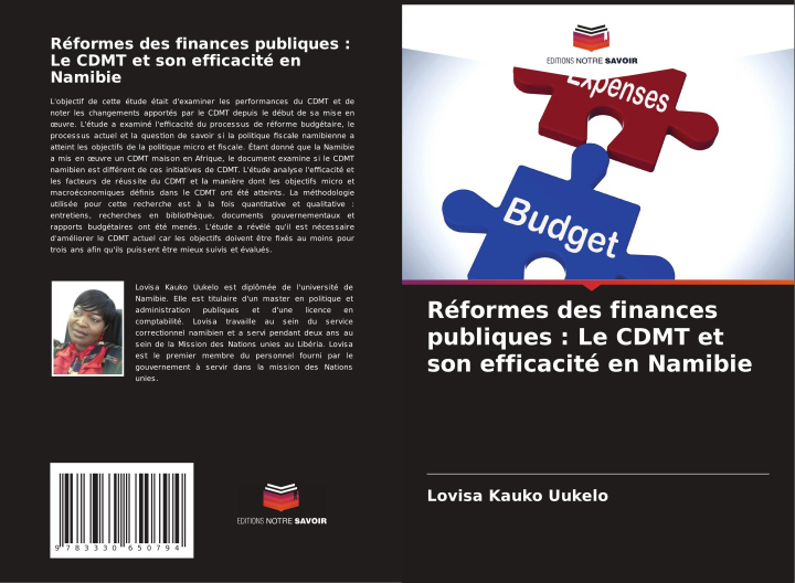 Kniha Réformes des finances publiques : Le CDMT et son efficacité en Namibie Lovisa Kauko Uukelo