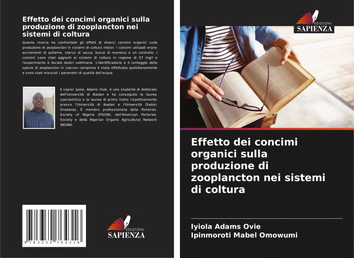 Kniha Effetto dei concimi organici sulla produzione di zooplancton nei sistemi di coltura Ipinmoroti Mabel Omowumi