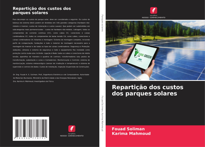Knjiga Repartiç?o dos custos dos parques solares Karima Mahmoud