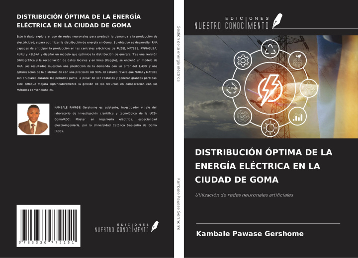 Libro DISTRIBUCIÓN ÓPTIMA DE LA ENERGÍA ELÉCTRICA EN LA CIUDAD DE GOMA 