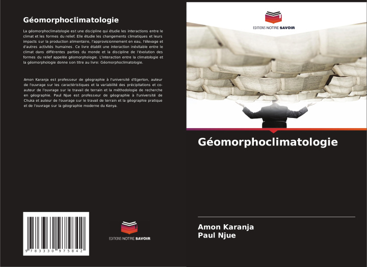Kniha Géomorphoclimatologie Paul Njue