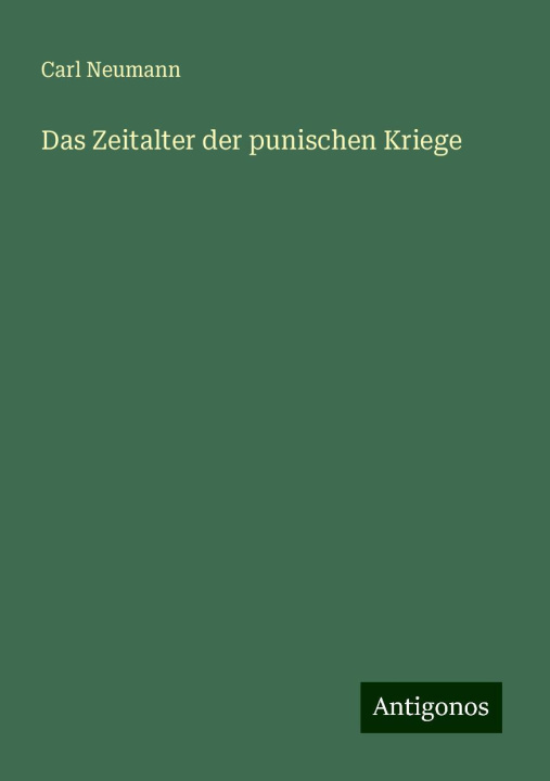 Kniha Das Zeitalter der punischen Kriege 