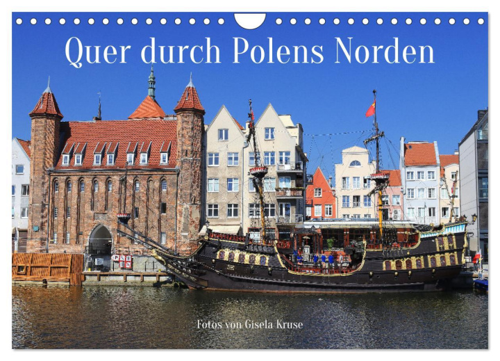 Kalendář/Diář Quer durch Polens Norden (Wandkalender 2026 DIN A4 quer), CALVENDO Monatskalender Calvendo