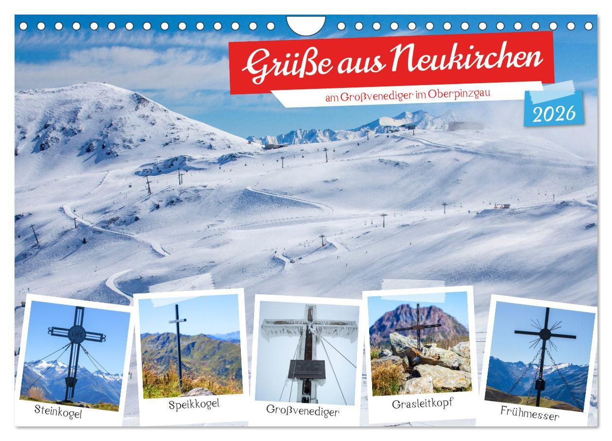 Kalendář/Diář Grüße aus Neukirchen (Wandkalender 2026 DIN A4 quer), CALVENDO Monatskalender Calvendo
