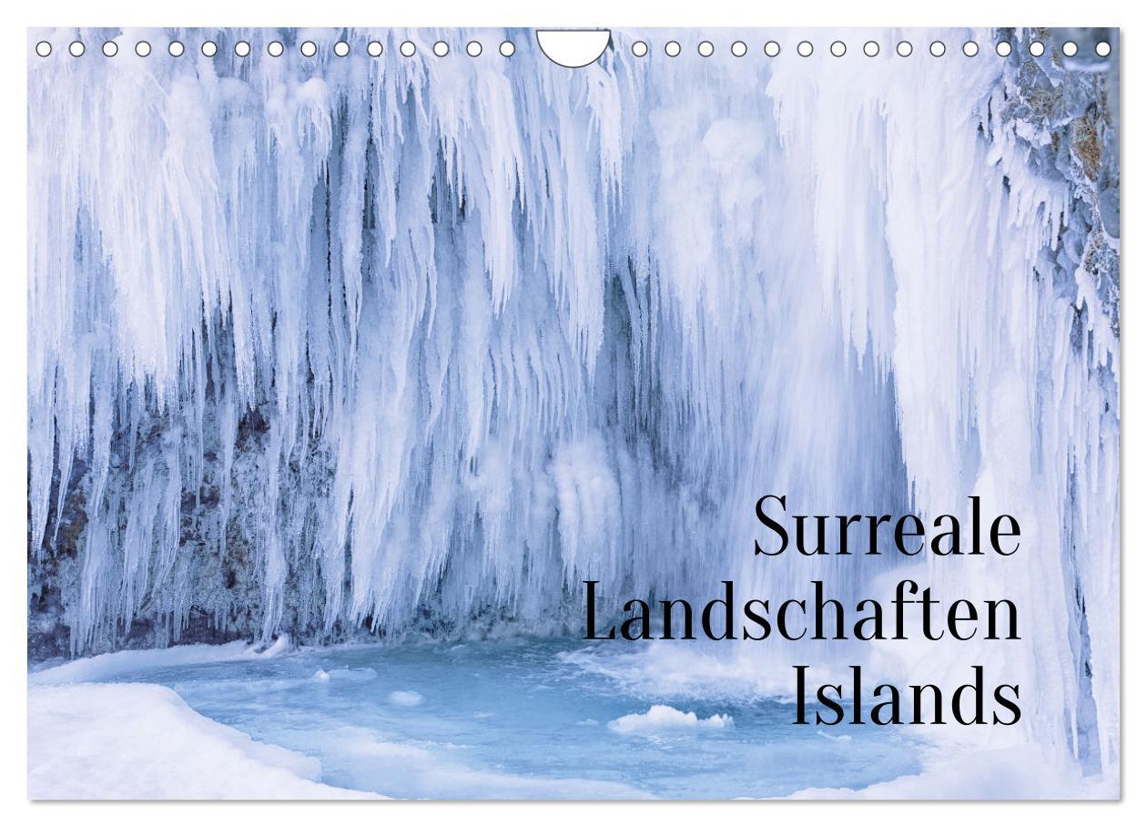 Kalendár/Diár Surreale Landschaften Islands (Wandkalender 2026 DIN A4 quer), CALVENDO Monatskalender Calvendo