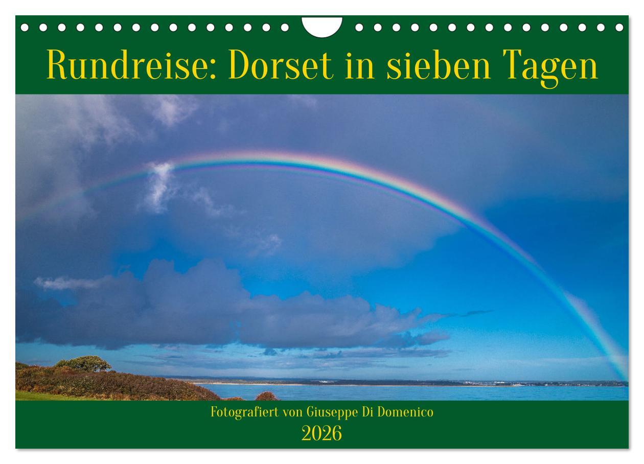 Kalendář/Diář Rundreise: Dorset in sieben Tagen (Wandkalender 2026 DIN A4 quer), CALVENDO Monatskalender Calvendo