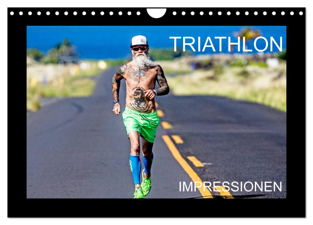 Koledar/Rokovnik TRIATHLON Impressionen (Wandkalender 2026 DIN A4 quer), CALVENDO Monatskalender Calvendo