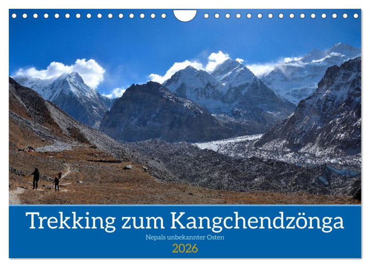 Kalendář/Diář Trekking zum Kangchendzönga (Wandkalender 2026 DIN A4 quer), CALVENDO Monatskalender Calvendo