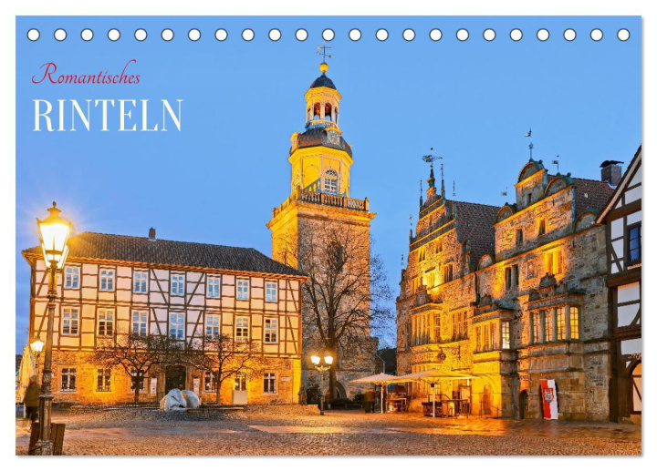 Kalendář/Diář Romantisches RINTELN (Tischkalender 2026 DIN A5 quer), CALVENDO Monatskalender Calvendo