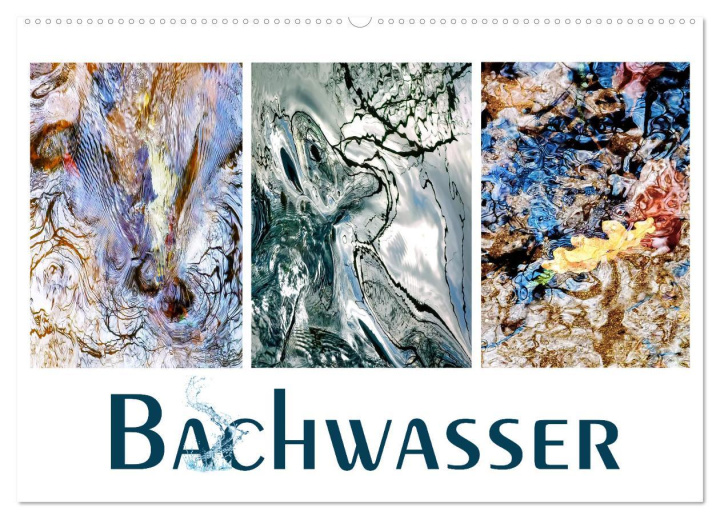 Calendario/Diario Bachwasser (Wandkalender 2026 DIN A2 quer), CALVENDO Monatskalender Calvendo