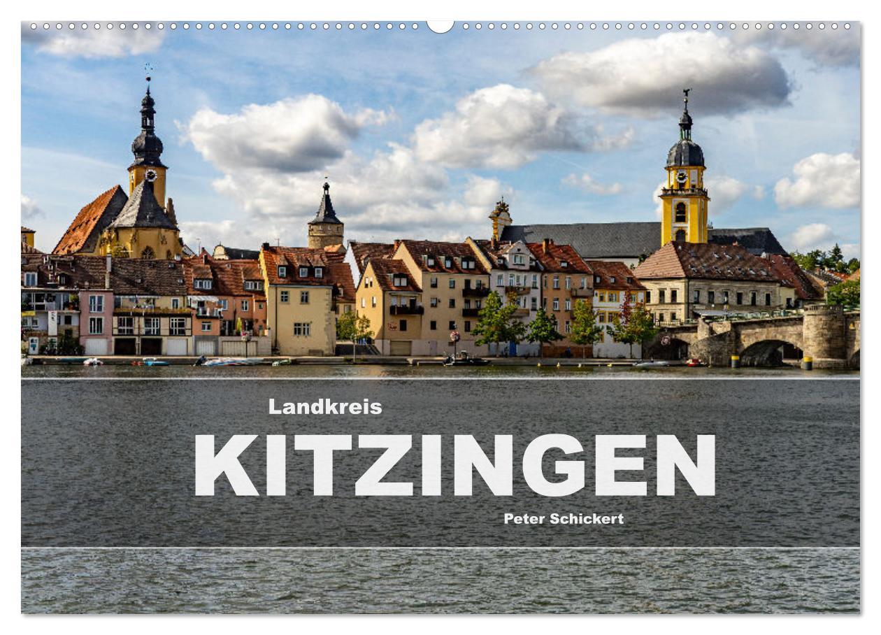Kalendář/Diář Landkreis Kitzingen (Wandkalender 2026 DIN A2 quer), CALVENDO Monatskalender Calvendo