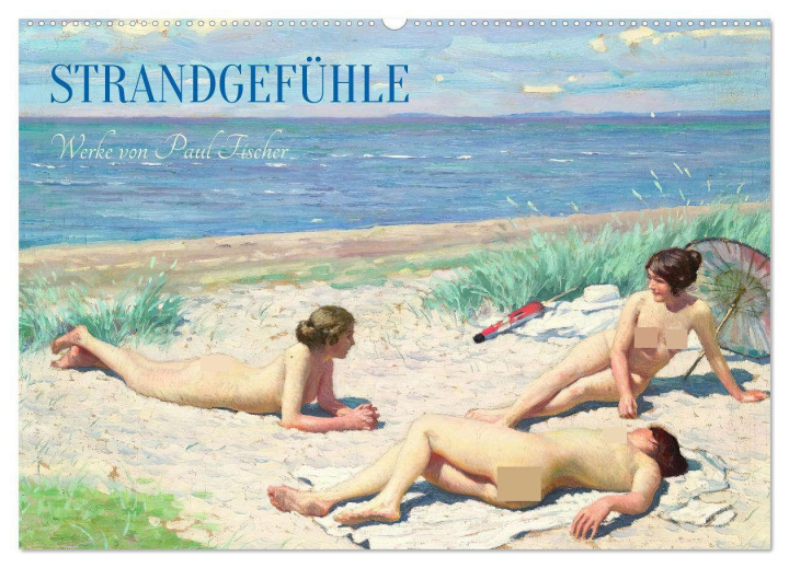 Kalendár/Diár Strandgefühle (Wandkalender 2026 DIN A2 quer), CALVENDO Monatskalender Calvendo