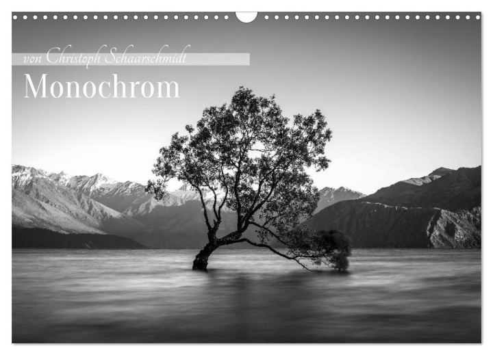 Kalendář/Diář Monochrome Wonders (Wandkalender 2026 DIN A3 quer), CALVENDO Monatskalender Calvendo