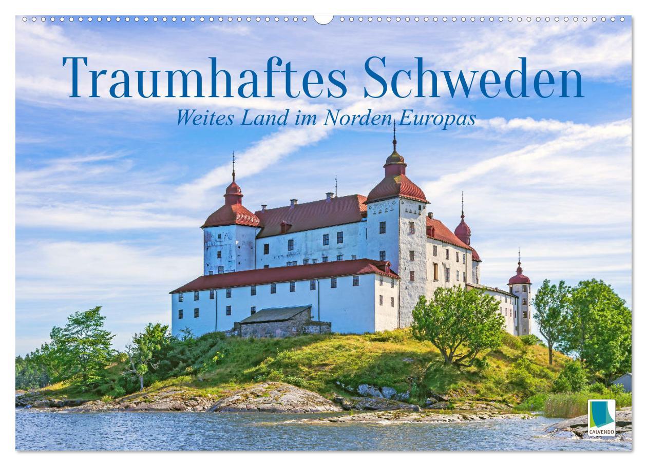 Kalendář/Diář Traumhaftes Schweden: Weites Land im Norden Europas (Wandkalender 2026 DIN A2 quer), CALVENDO Monatskalender Calvendo