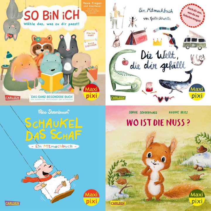Libro Maxi-Pixi-Box 122: Neue Bilderbücher zum Mitmachen (4x5 Exemplare) Diverse