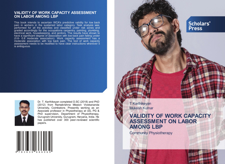 Libro VALIDITY OF WORK CAPACITY ASSESSMENT ON LABOR AMONG LBP Mukesh Kumar