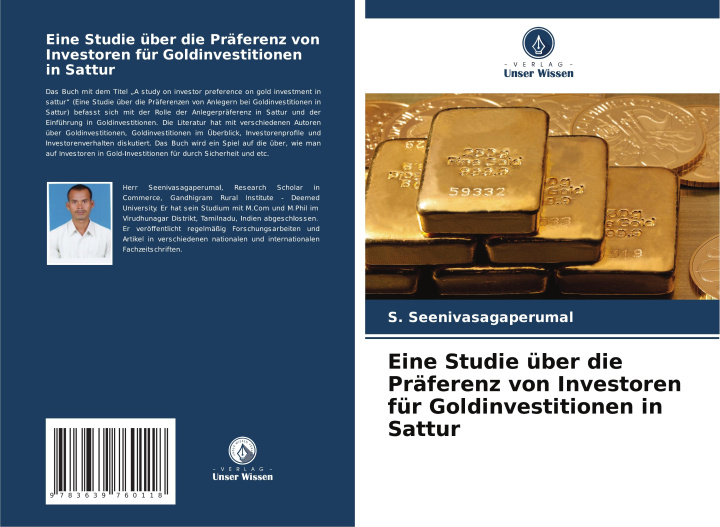 Kniha Eine Studie über die Präferenz von Investoren für Goldinvestitionen in Sattur S. Seenivasagaperumal