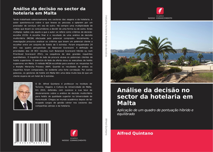 Kniha Análise da decis?o no sector da hotelaria em Malta Alfred Quintano