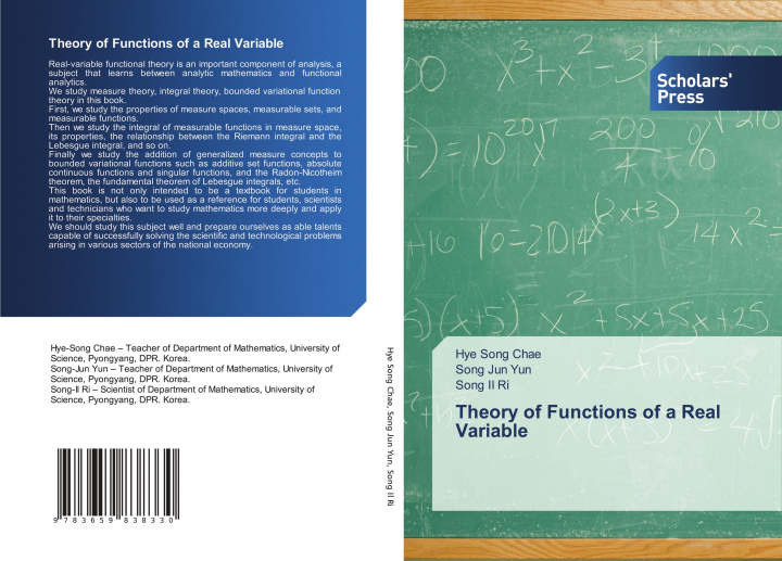 Kniha Theory of Functions of a Real Variable Song Jun Yun