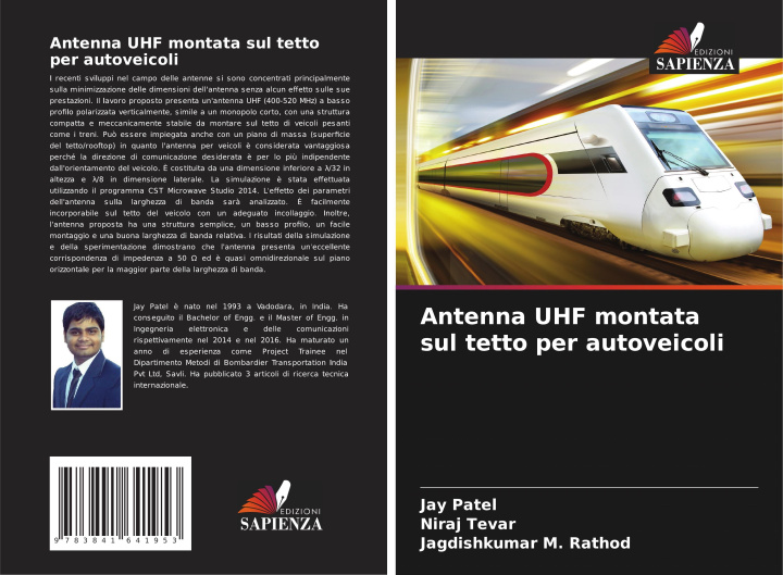Libro Antenna UHF montata sul tetto per autoveicoli Niraj Tevar