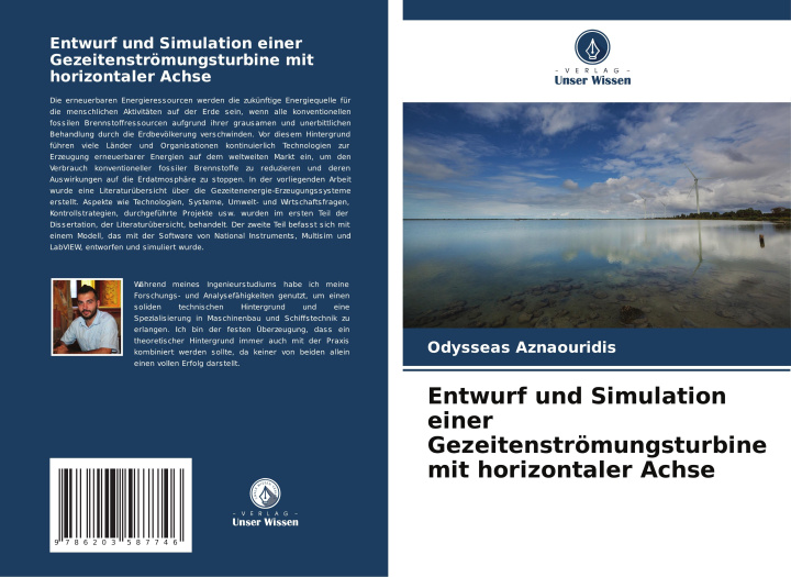 Libro Entwurf und Simulation einer Gezeitenströmungsturbine mit horizontaler Achse Odysseas Aznaouridis