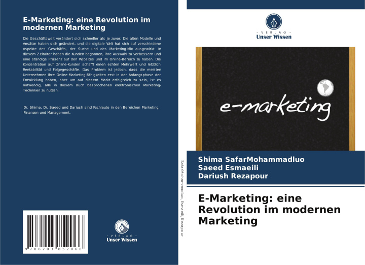 Libro E-Marketing: eine Revolution im modernen Marketing Saeed Esmaeili