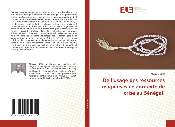 Libro De l'usage des ressources religieuses en contexte de crise au Sénégal Alassane SOW