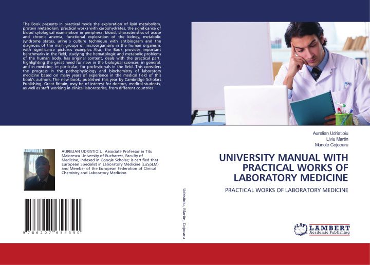 Libro UNIVERSITY MANUAL WITH PRACTICAL WORKS OF LABORATORY MEDICINE Liviu Martin