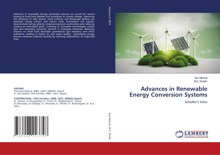 Kniha Advances in Renewable Energy Conversion Systems M. Z. Sheikh