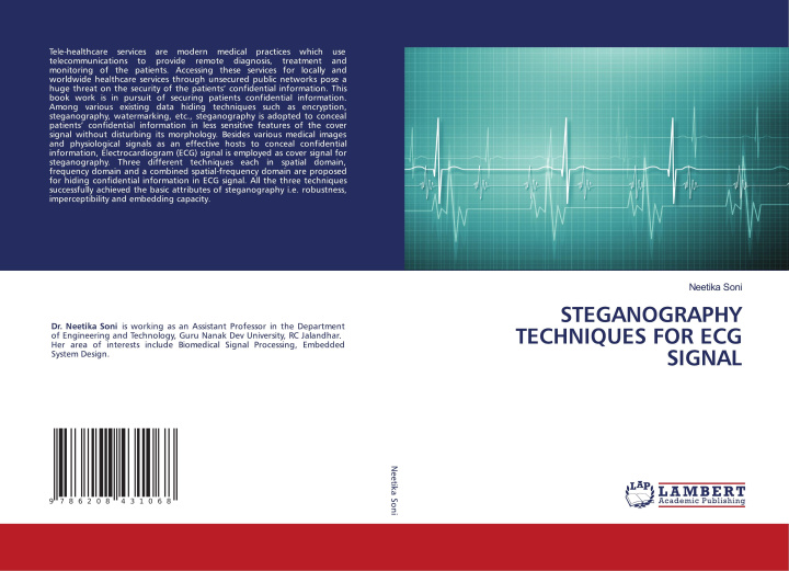 Knjiga STEGANOGRAPHY TECHNIQUES FOR ECG SIGNAL Neetika Soni