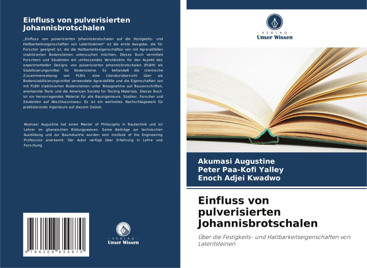 Kniha Einfluss von pulverisierten Johannisbrotschalen Peter Paa-Kofi Yalley