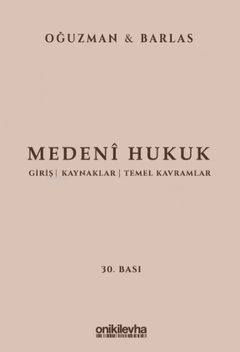 Kniha Medeni Hukuk Ciltli 