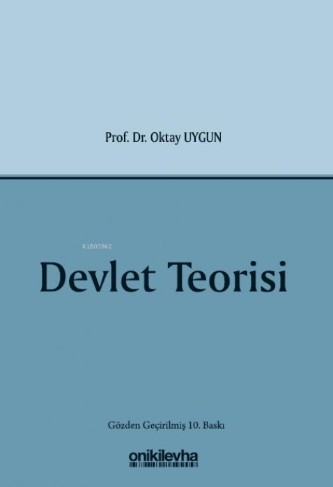 Kniha Devlet Teorisi Ciltli 