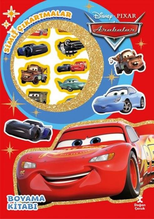 Knjiga Disney Arabalar Star Simli Cikartmali Boyama Kitabi 