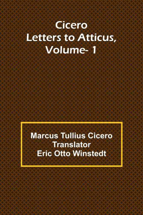 Kniha Cicero Marcus Tullius Cicero