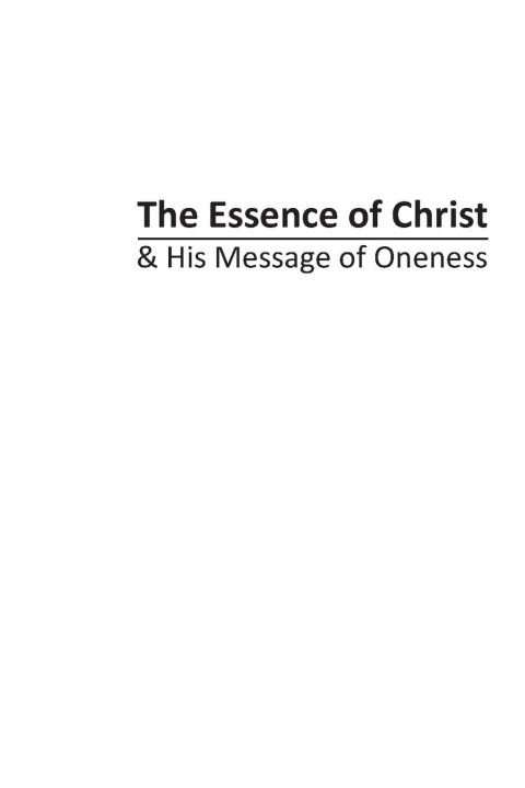 Kniha The Essence of Christ & His Message of Oneness James Beshara