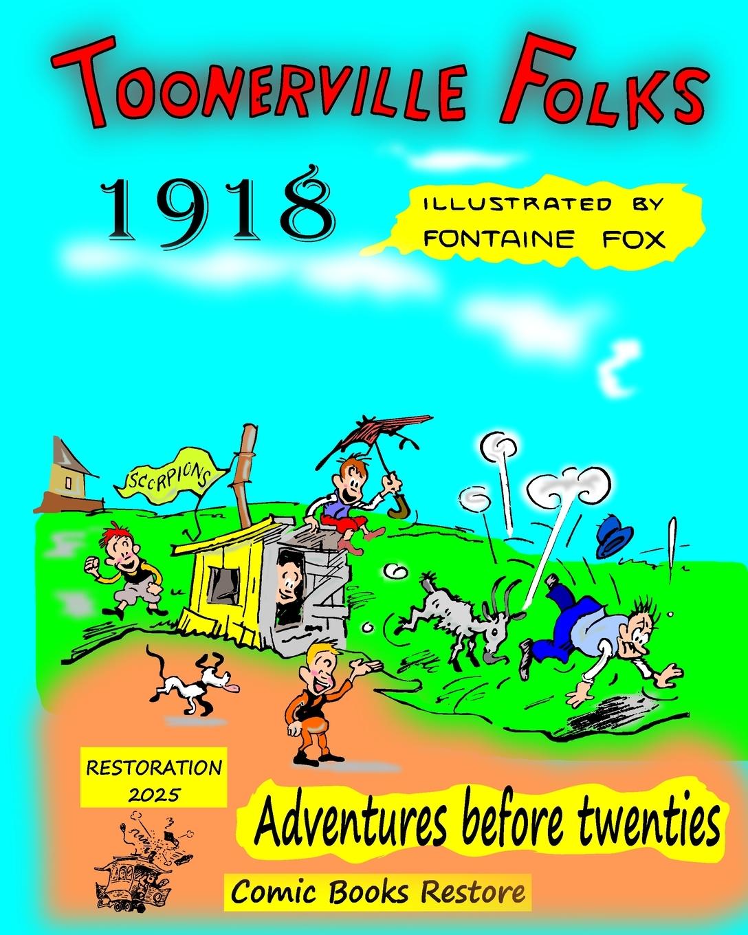 Livro Toonerville Folks, year 1918 Comic Books Restore