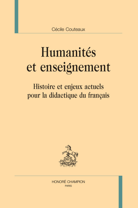 Kniha Humanités et enseignement Couteaux