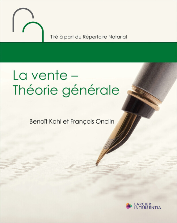 Kniha La vente - Théorie générale Benoît Kohl