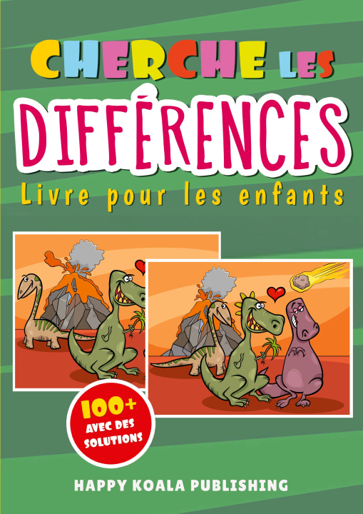 Kniha CHERCHE DIFFERENCES LIVRE D ACTIVITES PO HAPPY KOALA PUBLISHING