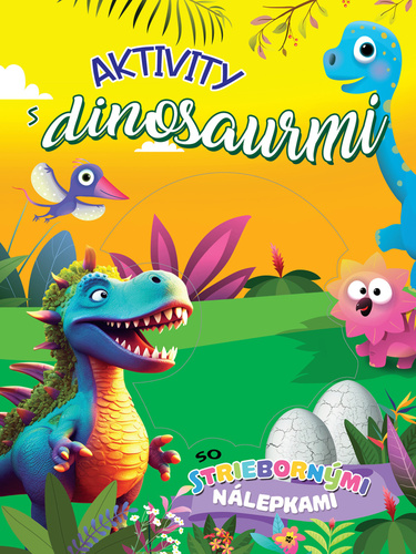 Kniha Aktivity s dinosaurmi 