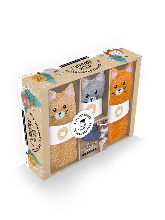 Kniha Coffret Mes chatons- chaussettes 