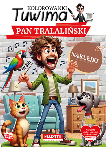 Libro Pan Tralaliński z naklejkami. Kolorowanki Tuwima Opracowanie zbiorowe