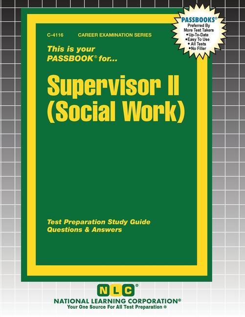 Kniha Supervisor II (Social Work) 